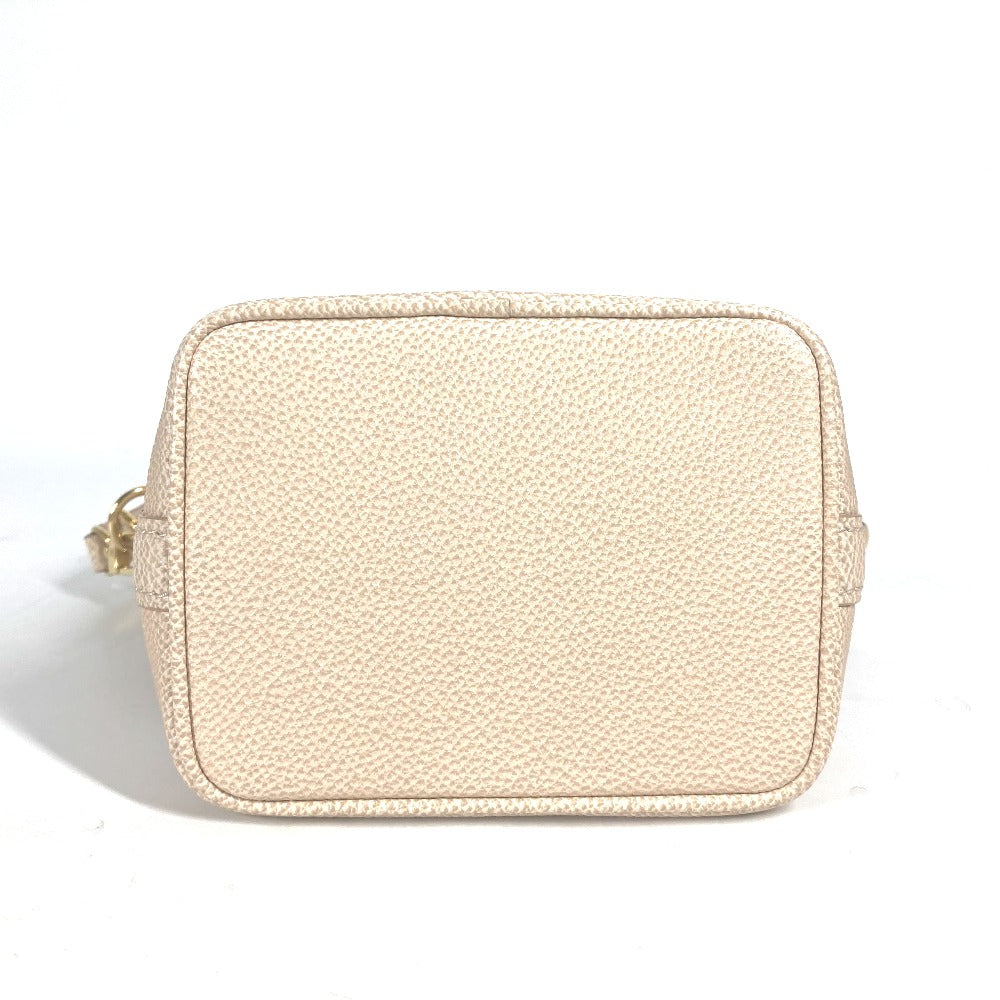 LOUIS VUITTON M81463 モノグラムアンプラント ナノノエ サマースターダスト 2WAYバッグ ポシェット カバン 巾着 斜め掛け ショルダーバッグ モノグラムアンプラントレザー レディース ベージュ