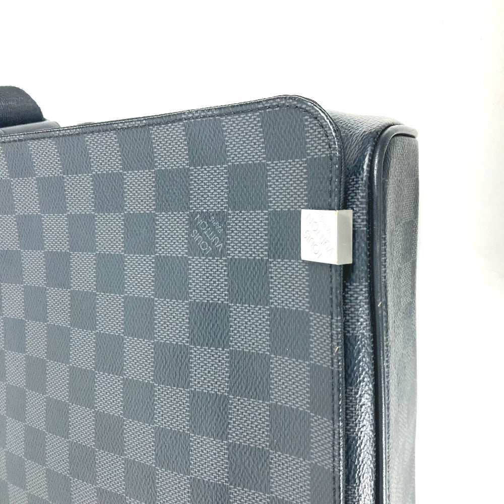 LOUIS VUITTON N41028 ダミエグラフィット ディストリクト PM NM 斜め掛け カバン フラップ ショルダーバッグ ダミエグラフィットキャンバス ユニセックス ブラック