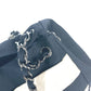 CHANEL 2.55金具 ボーダー チェーンバッグ カバン 肩掛け Wチェーン ショルダーバッグ ナイロンキャンバス レディース ブラック - brandshop-reference