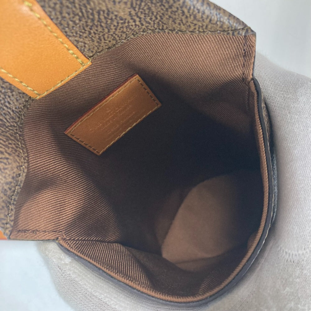 LOUIS VUITTON M11629 モノグラムダスト エンベロップ・ポーチ 斜め掛け カバン ポシェット ショルダーバッグ キャンバス メンズ ブラウン