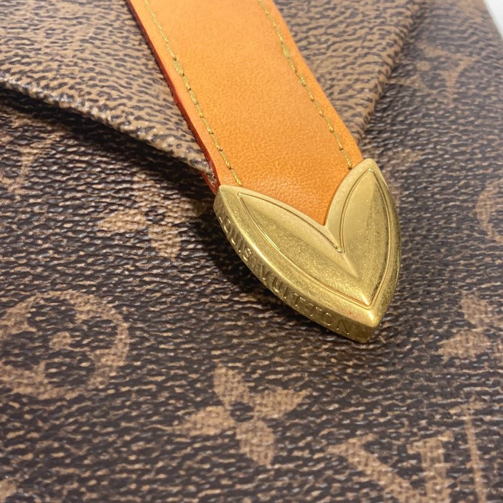 LOUIS VUITTON M11629 モノグラムダスト エンベロップ・ポーチ 斜め掛け カバン ポシェット ショルダーバッグ キャンバス メンズ ブラウン