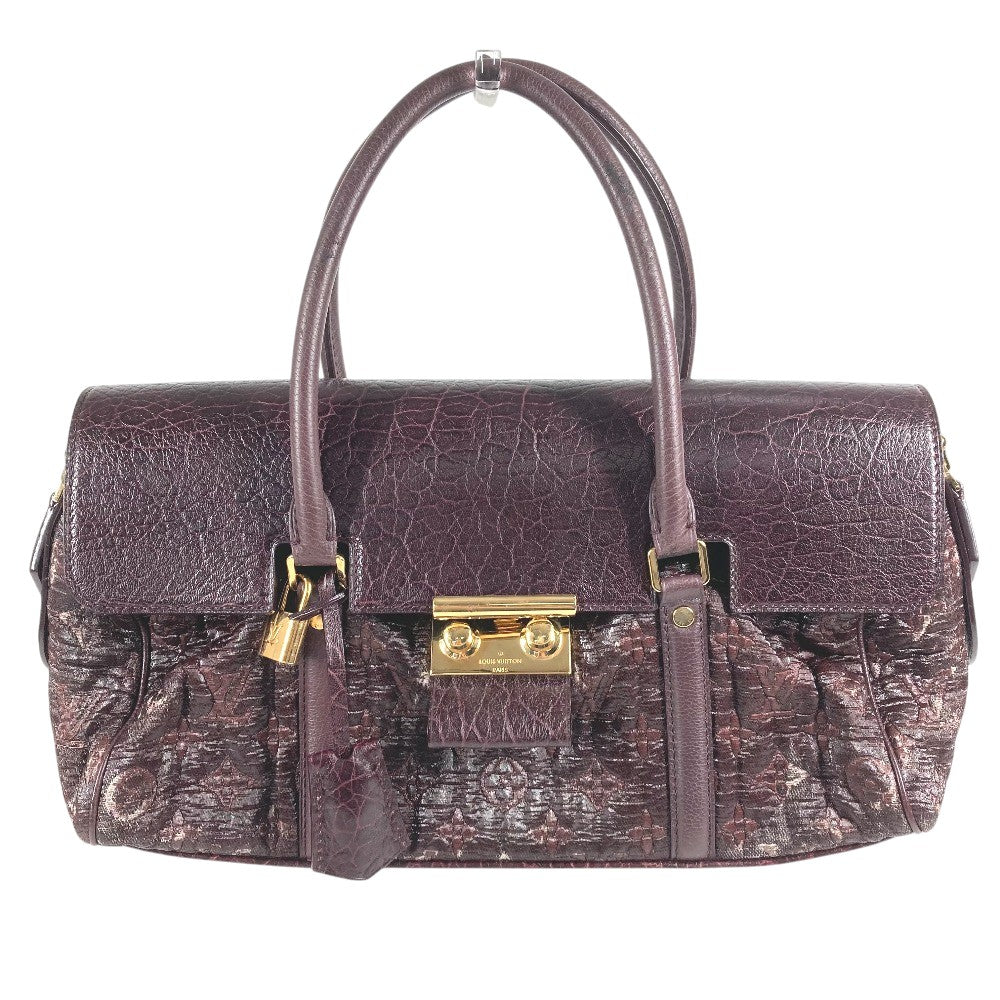 LOUIS VUITTON M93474 Monogram Volupté Boté Bag Tote Bag Flap Handbag Coated Canvas Women's Purple
