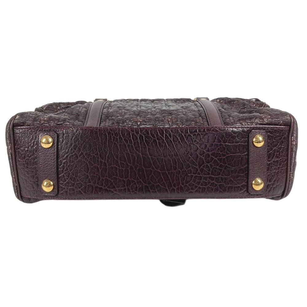 LOUIS VUITTON M93474 Monogram Volupté Boté Bag Tote Bag Flap Handbag Coated Canvas Women's Purple