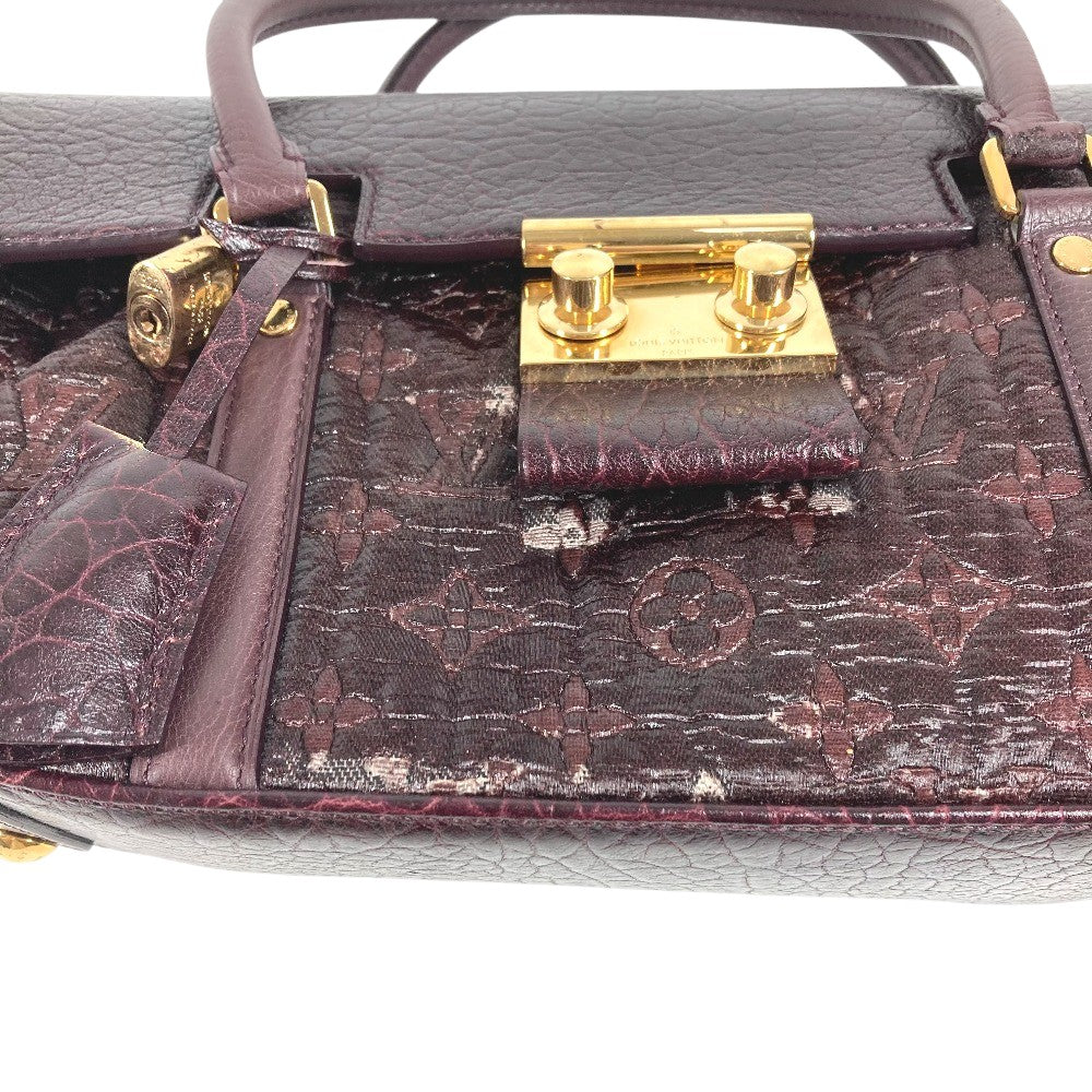 LOUIS VUITTON M93474 Monogram Volupté Boté Bag Tote Bag Flap Handbag Coated Canvas Women's Purple