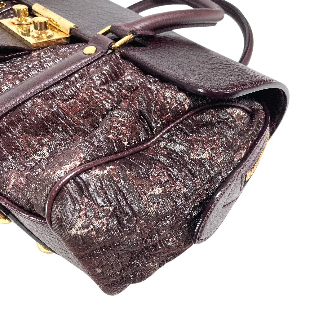 LOUIS VUITTON M93474 Monogram Volupté Boté Bag Tote Bag Flap Handbag Coated Canvas Women's Purple