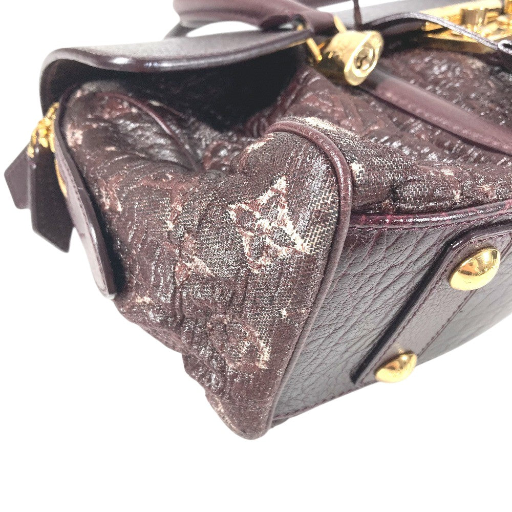LOUIS VUITTON M93474 Monogram Volupté Boté Bag Tote Bag Flap Handbag Coated Canvas Women's Purple