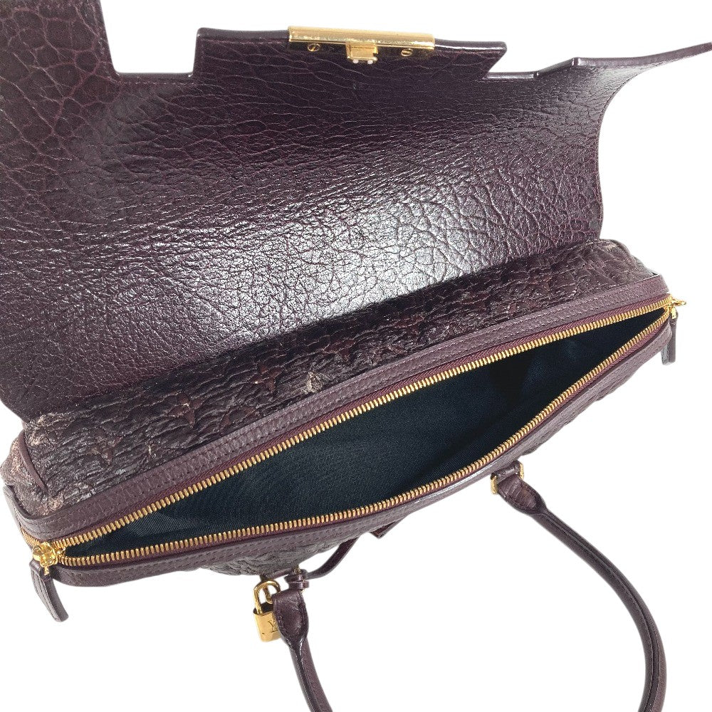 LOUIS VUITTON M93474 Monogram Volupté Boté Bag Tote Bag Flap Handbag Coated Canvas Women's Purple