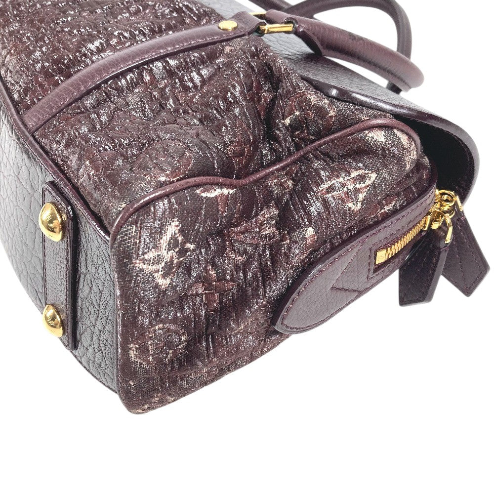 LOUIS VUITTON M93474 Monogram Volupté Boté Bag Tote Bag Flap Handbag Coated Canvas Women's Purple