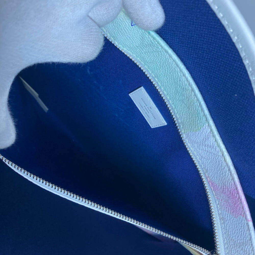 LOUIS VUITTON M45754  ウォーターカラーモノグラム ウィークエンド トートGM 2WAYバッグ ショルダーバッグ 斜め掛け トートバッグ レザー ユニセックス ホワイト - brandshop-reference