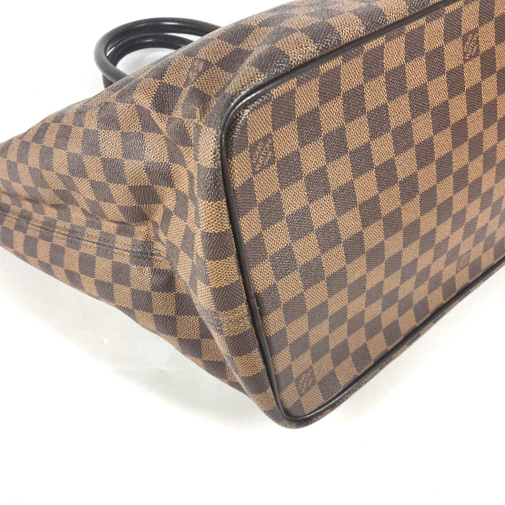 LOUIS VUITTON N41165 ダミエ グリニッジPM ボストンバッグ カバン トートバッグ ハンドバッグ ダミエキャンバス ユニセックス エベヌ ブラウン