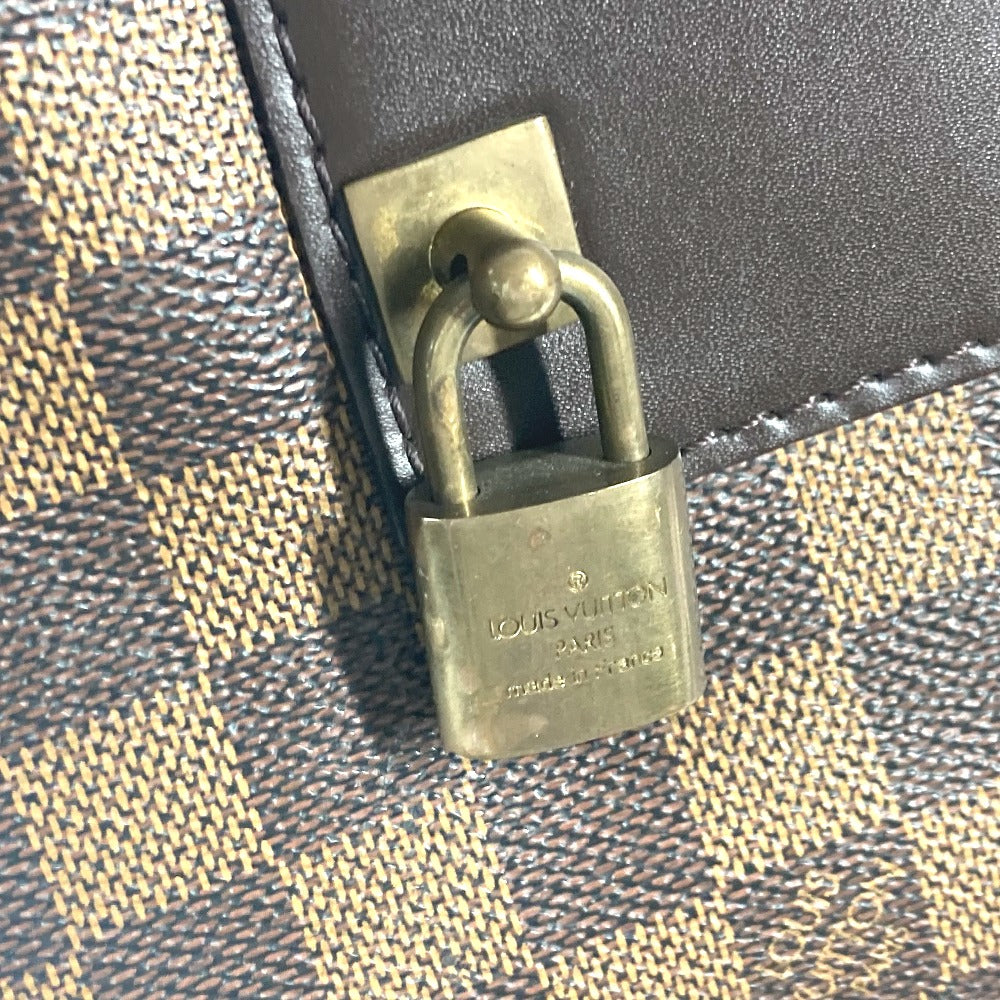 LOUIS VUITTON N41165 ダミエ グリニッジPM ボストンバッグ カバン トートバッグ ハンドバッグ ダミエキャンバス ユニセックス エベヌ ブラウン