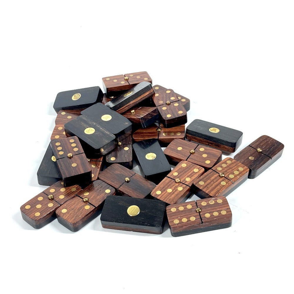 LOUIS VUITTON モノグラム コフレドミノセット ドミノ インテリア ゲーム おもちゃ 雑貨 モノグラムキャンバス キッズ ブラウン - brandshop-reference