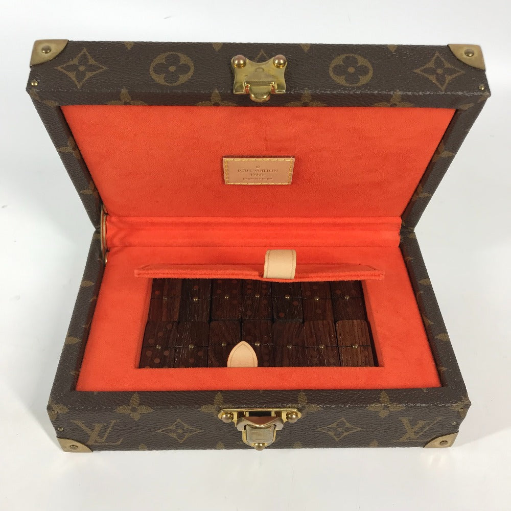 LOUIS VUITTON モノグラム コフレドミノセット ドミノ インテリア ゲーム おもちゃ 雑貨 モノグラムキャンバス キッズ ブラウン - brandshop-reference