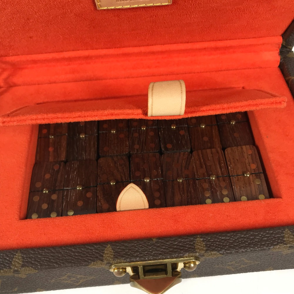 LOUIS VUITTON モノグラム コフレドミノセット ドミノ インテリア ゲーム おもちゃ 雑貨 モノグラムキャンバス キッズ ブラウン - brandshop-reference