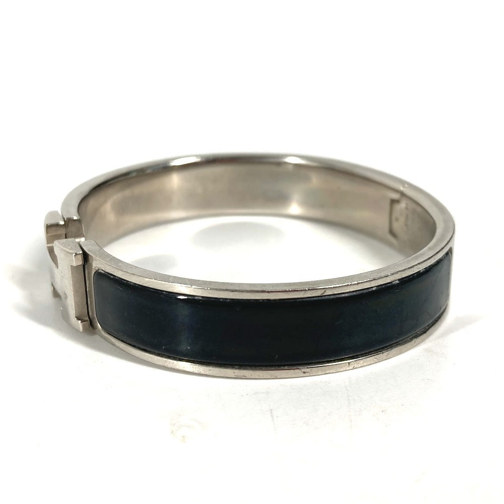HERMES クリッククラックPM ブレスレット アクセサリー  バングル メタル レディース ブラック - brandshop-reference