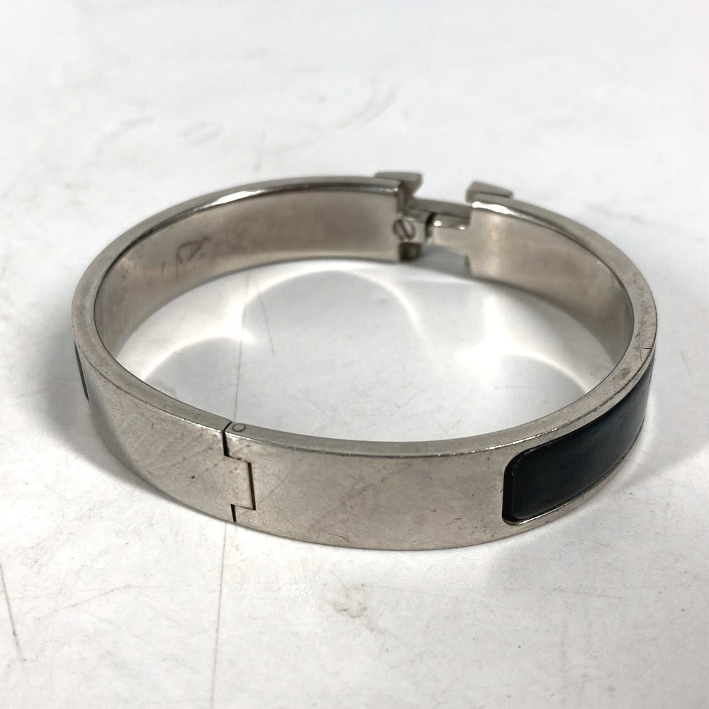 HERMES クリッククラックPM ブレスレット アクセサリー  バングル メタル レディース ブラック - brandshop-reference