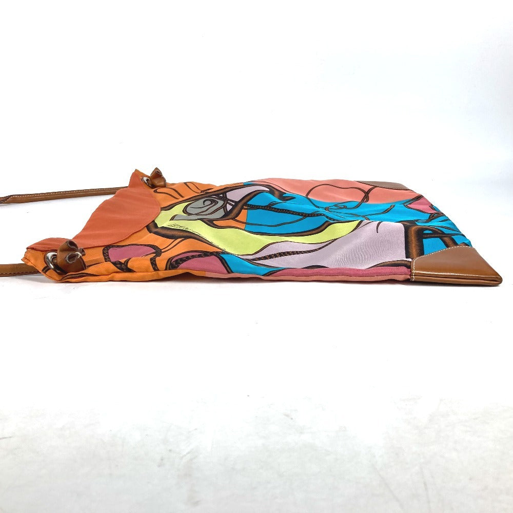 HERMES COUP DE FOUET 鞭  シルキーシティMM カバン 斜め掛け ポーチ付き ショルダーバッグ シルク ユニセックス マルチカラー - brandshop-reference