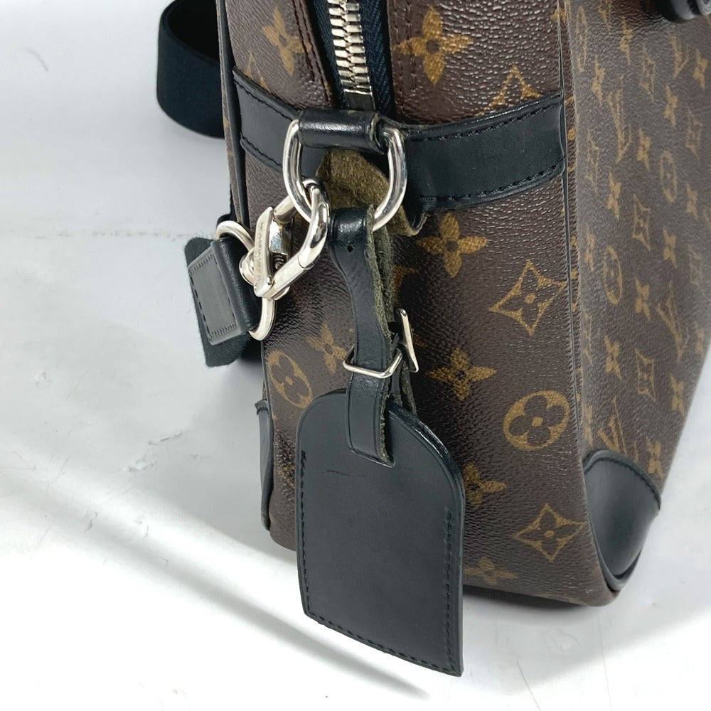 LOUIS VUITTON M40224  モノグラムマカサー ポルトドキュマンヴォワヤージュGM PDV 2WAYバッグ ショルダーバッグ カバン ビジネスバッグ モノグラムマカサーキャンバス メンズ ブラウン - brandshop-reference