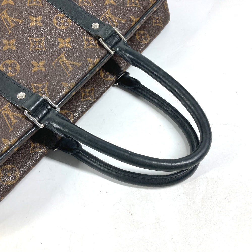 LOUIS VUITTON M40224  モノグラムマカサー ポルトドキュマンヴォワヤージュGM PDV 2WAYバッグ ショルダーバッグ カバン ビジネスバッグ モノグラムマカサーキャンバス メンズ ブラウン - brandshop-reference