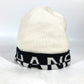 CHANEL 20K ロゴ バイカラー ビーニー 帽子 ニット帽 ニットキャップ ニット帽 カシミヤ レディース ホワイト - brandshop-reference
