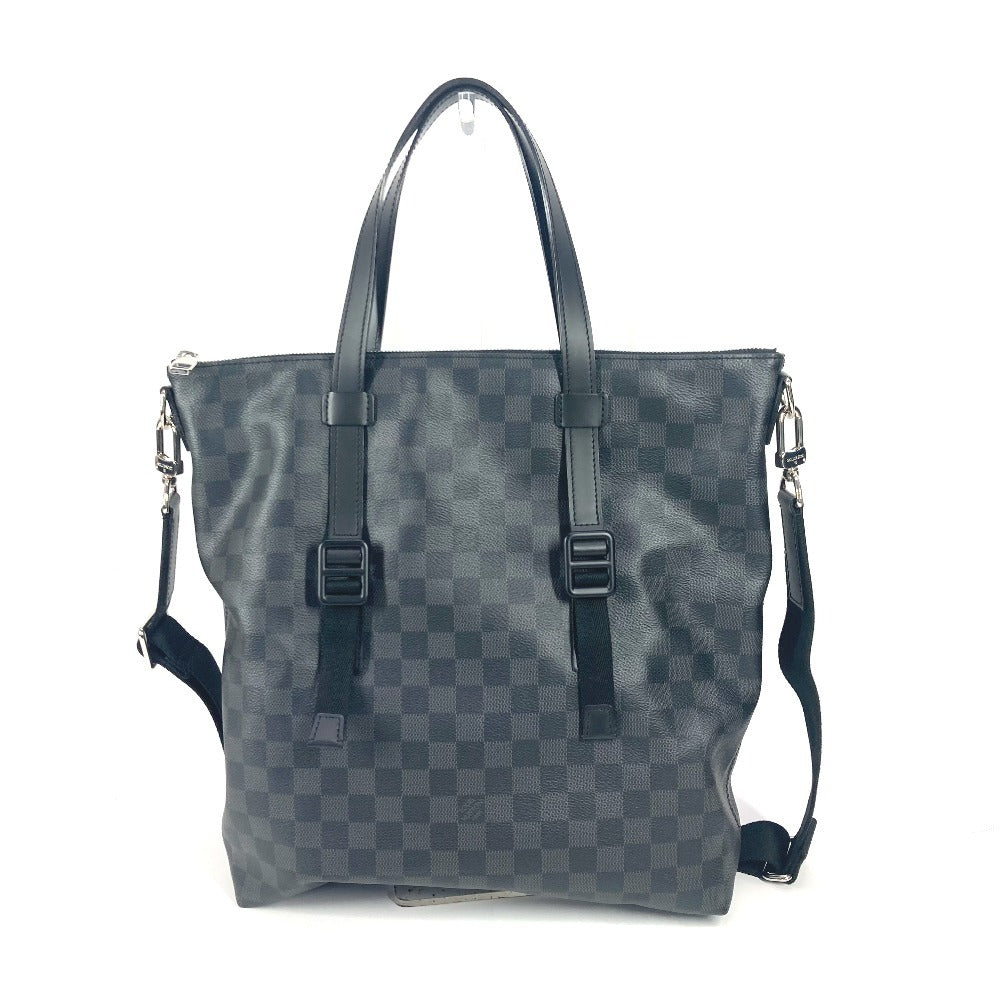 LOUIS VUITTON N41456 ダミエグラフィット スカイライン 斜め掛け カバン トートバッグ 2WAYバッグ ショルダーバッグ ダミエグラフィットキャンバス ユニセックス ブラック - brandshop-reference