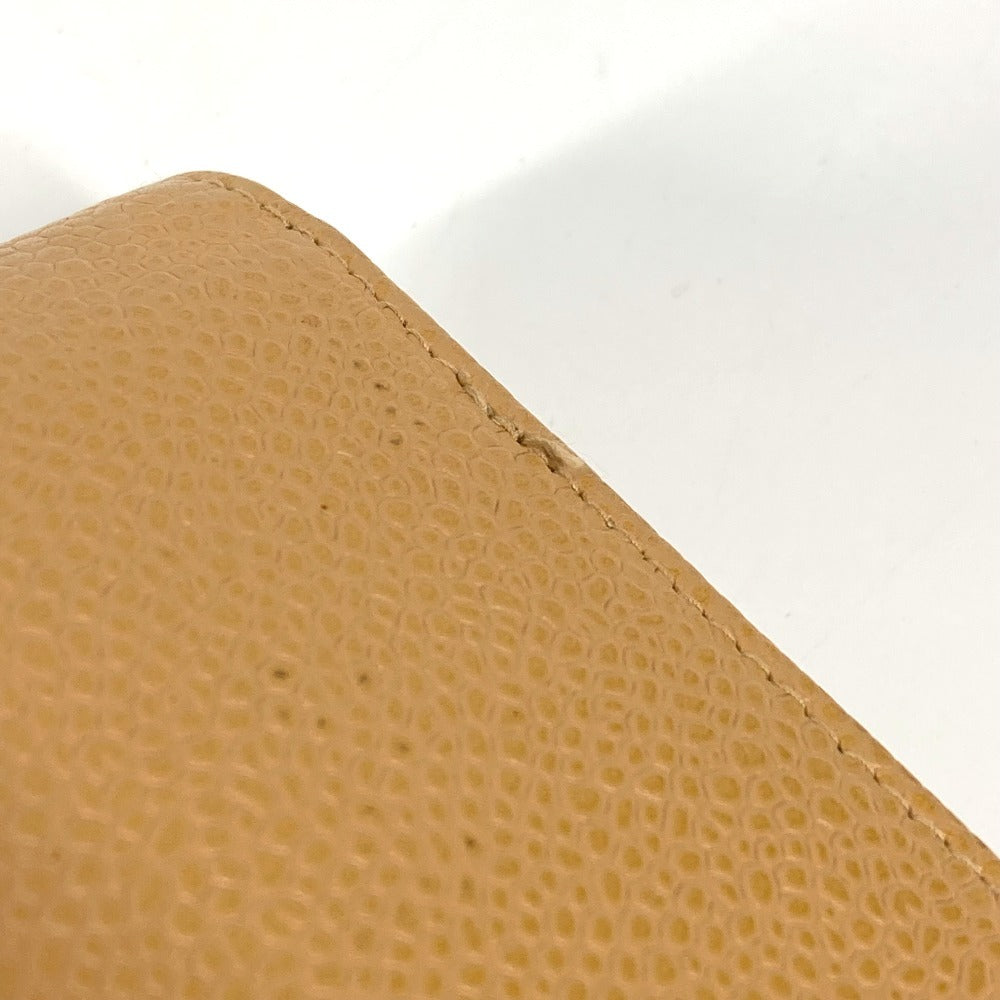 CHANEL A13511 CC ココマーク ロゴ タバコケース ポーチ シガレットケース キャビアスキン ユニセックス ベージュ - brandshop-reference