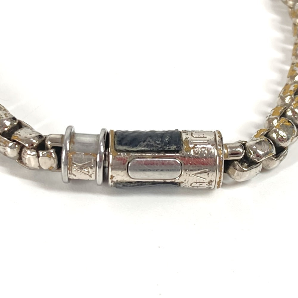 LOUIS VUITTON M63107 MonogramEclipse BraceletChain Accessories bangle Bracelet Metal Black/Silver Used