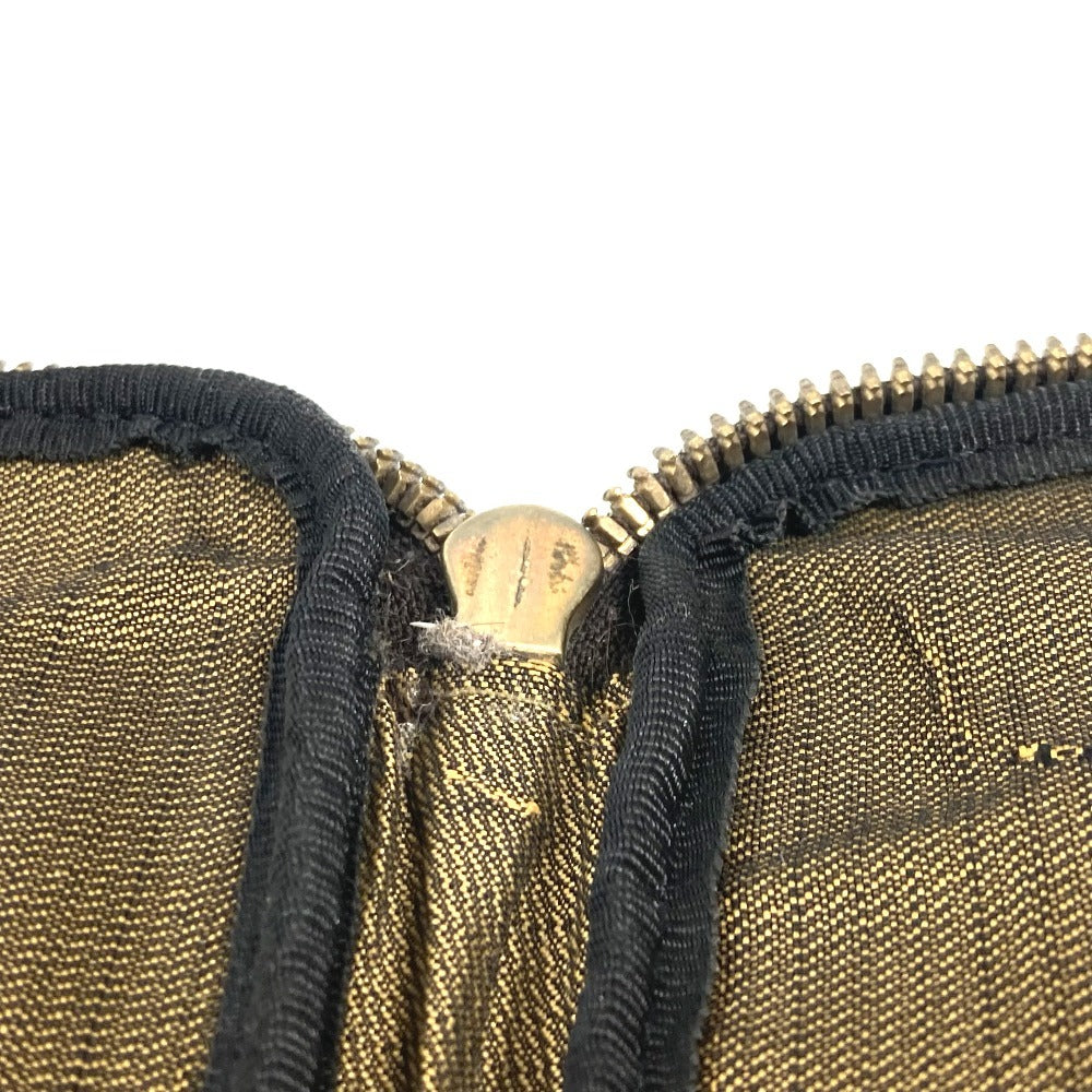 FENDI ヴィンテージ FF ロゴ ポーチ カバン セカンドバッグ クラッチバッグ レザー レディース ブラウン - brandshop-reference