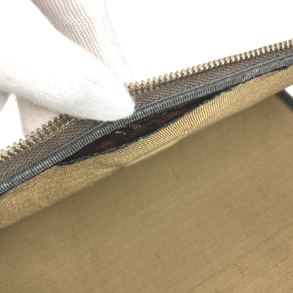 FENDI ヴィンテージ FF ロゴ ポーチ カバン セカンドバッグ クラッチバッグ レザー レディース ブラウン - brandshop-reference