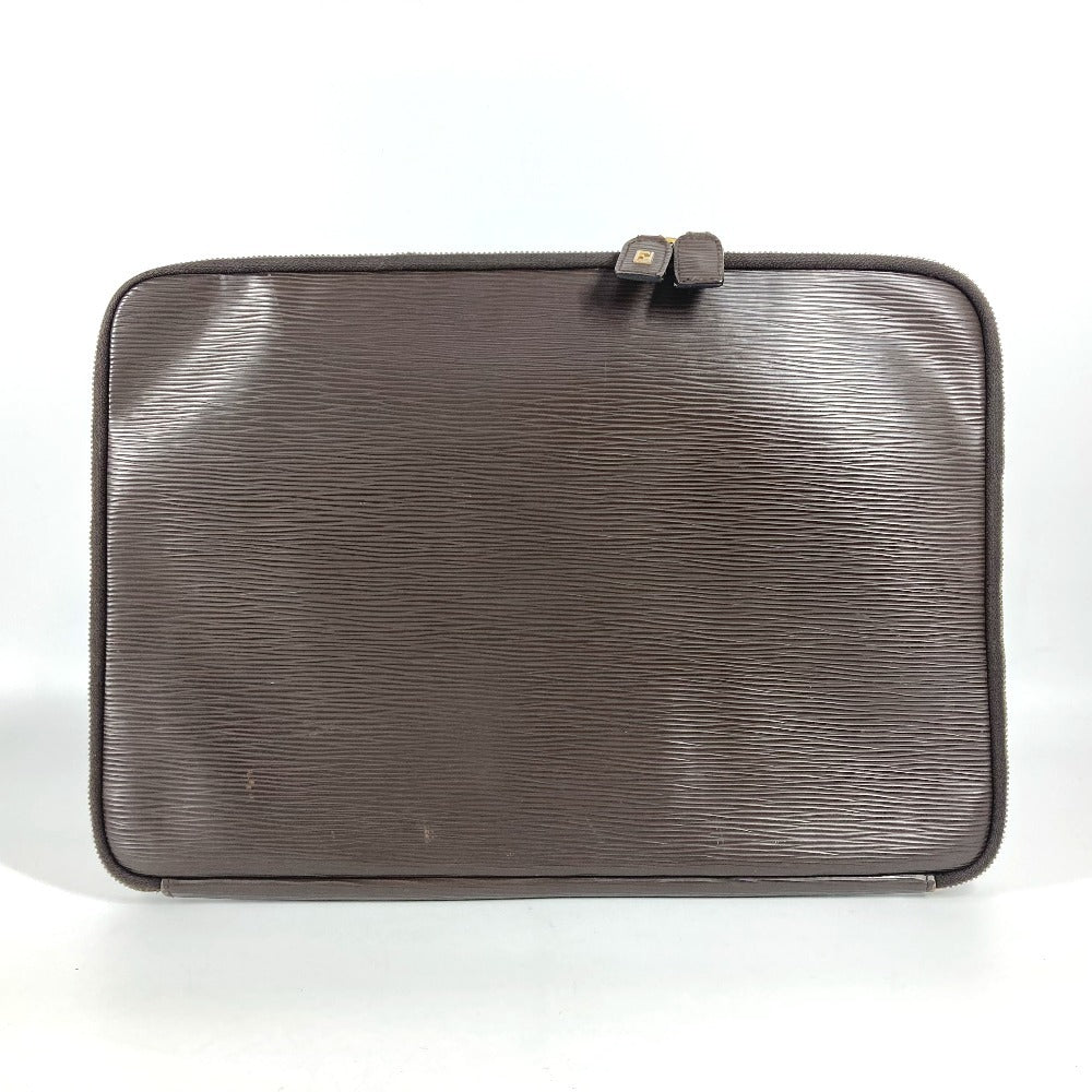 FENDI ヴィンテージ FF ロゴ ポーチ カバン セカンドバッグ クラッチバッグ レザー レディース ブラウン - brandshop-reference