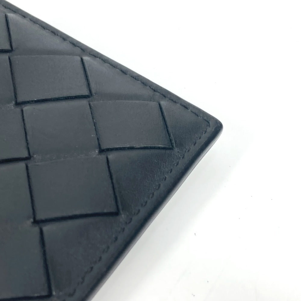 BOTTEGA VENETA イントレチャート 財布 小銭入れ コインケース レザー ユニセックス ブラック - brandshop-reference