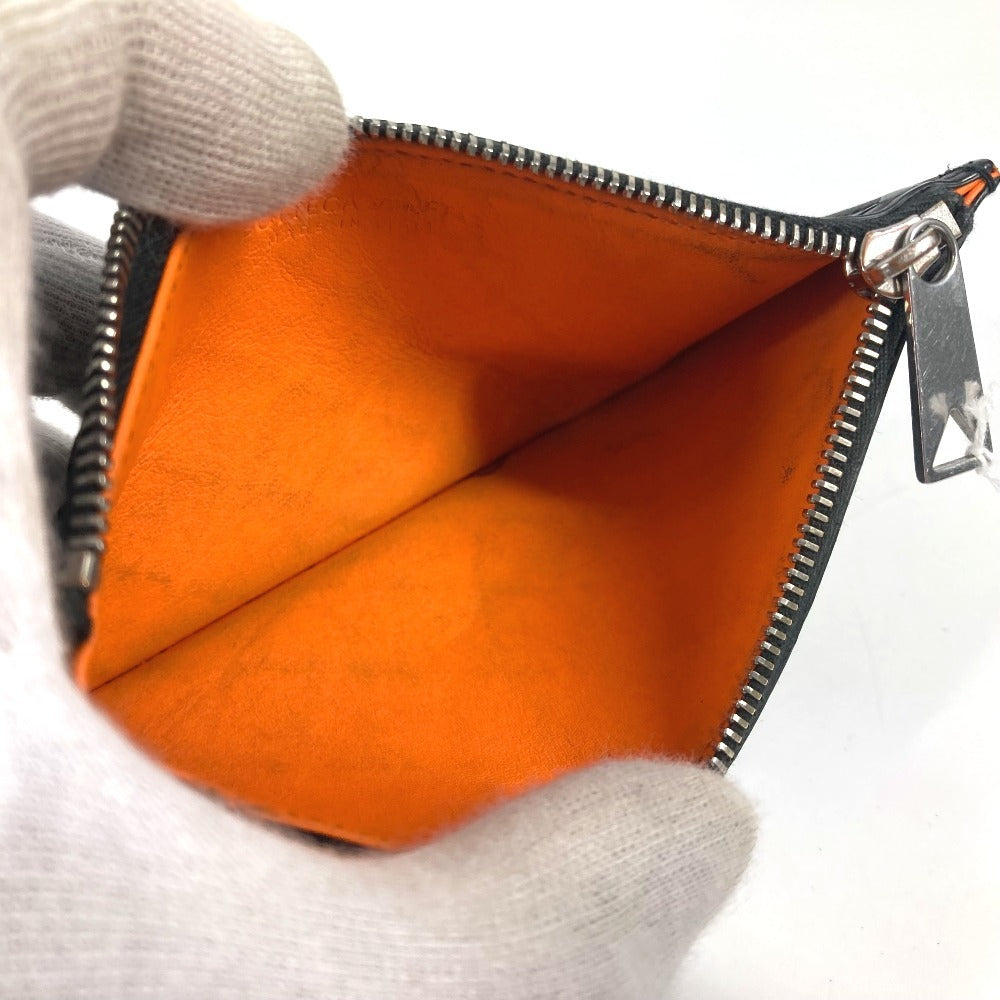 BOTTEGA VENETA イントレチャート 財布 小銭入れ コインケース レザー ユニセックス ブラック - brandshop-reference