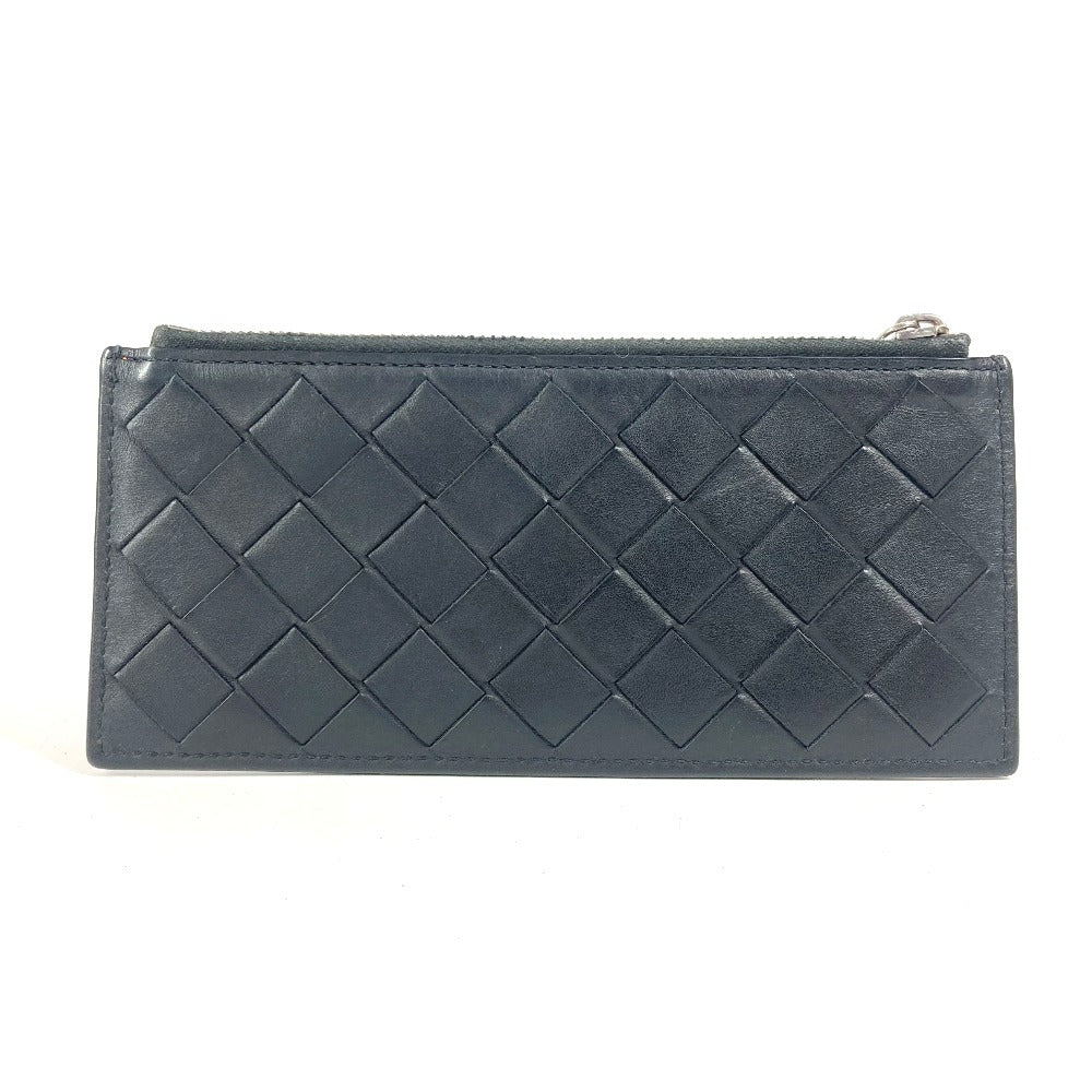 BOTTEGA VENETA イントレチャート 財布 小銭入れ コインケース レザー ユニセックス ブラック - brandshop-reference
