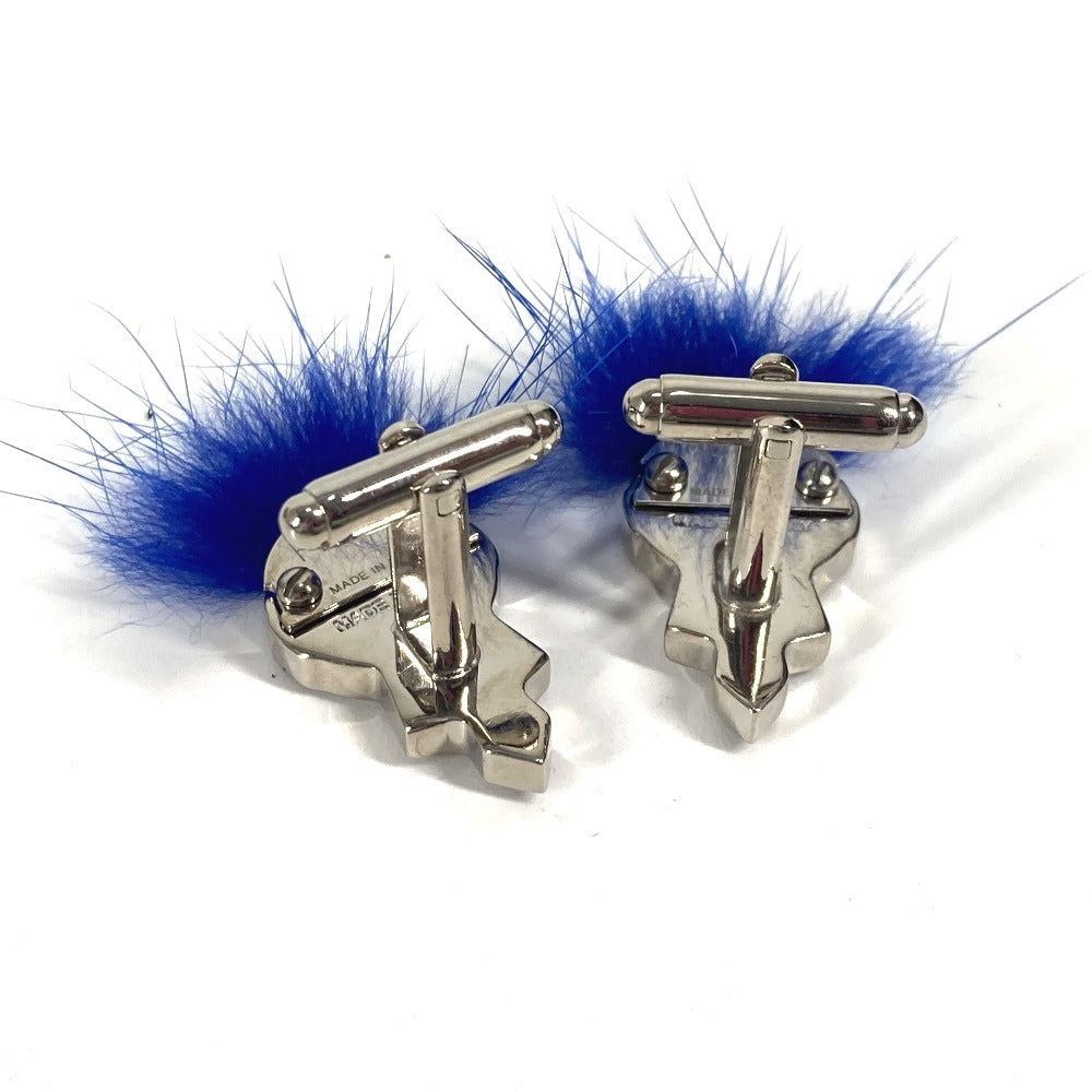 FENDI カールラガーフェルド アクセサリー  カフス メタル メンズ ブルー - brandshop-reference