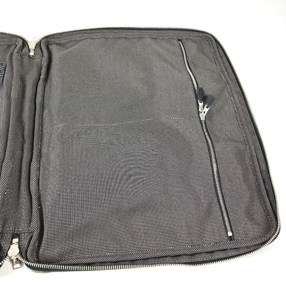 HERMES エールライン PCケース ビジネスバッグ ブリーフケース カバン ハンドバッグ ハンドバッグ キャンバス ユニセックス グレー - brandshop-reference