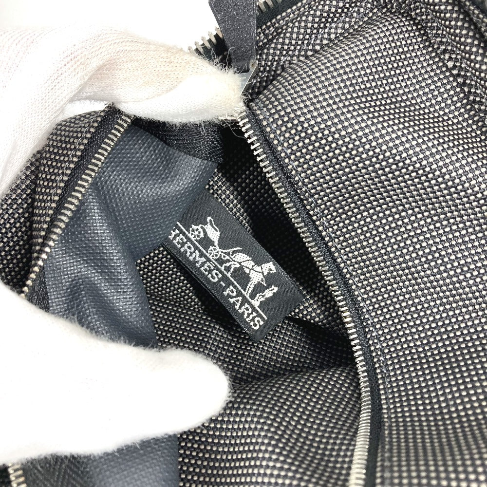 HERMES エールライン PCケース ビジネスバッグ ブリーフケース カバン ハンドバッグ ハンドバッグ キャンバス ユニセックス グレー - brandshop-reference