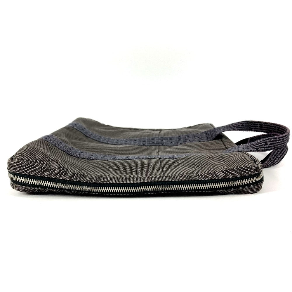 HERMES エールライン PCケース ビジネスバッグ ブリーフケース カバン ハンドバッグ ハンドバッグ キャンバス ユニセックス グレー - brandshop-reference