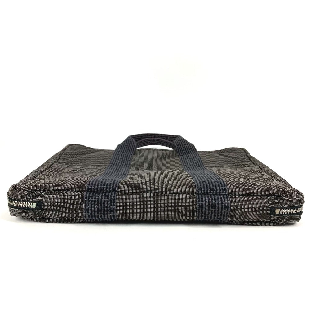 HERMES エールライン PCケース ビジネスバッグ ブリーフケース カバン ハンドバッグ ハンドバッグ キャンバス ユニセックス グレー - brandshop-reference