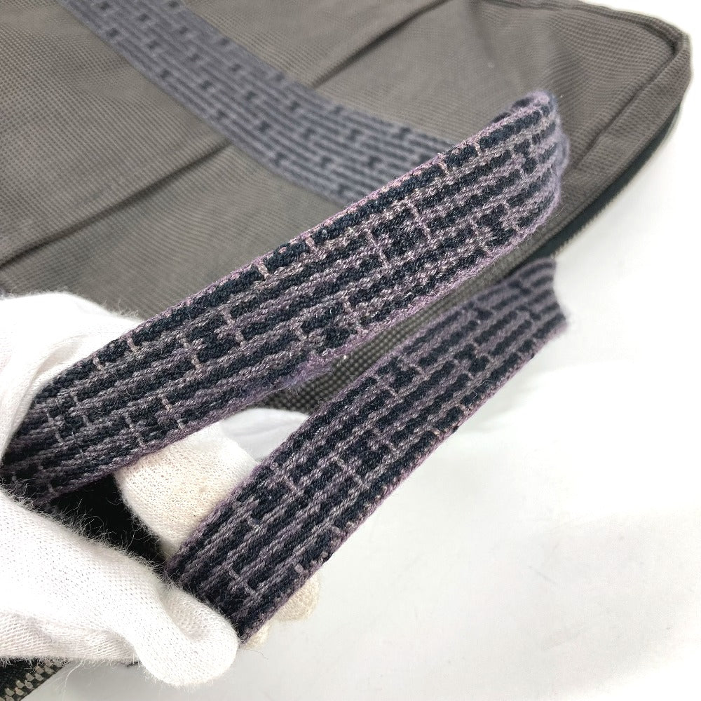 HERMES エールライン PCケース ビジネスバッグ ブリーフケース カバン ハンドバッグ ハンドバッグ キャンバス ユニセックス グレー - brandshop-reference