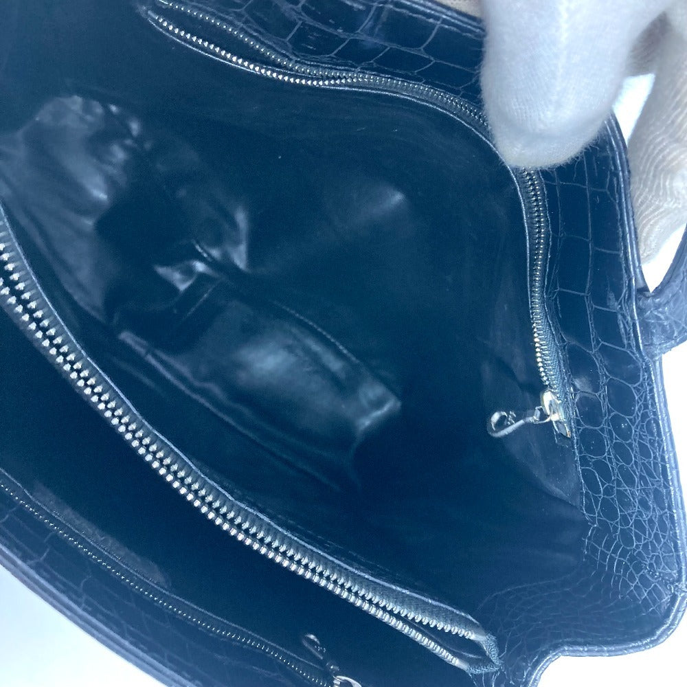 VERSACE メデューサ ロゴ スタッズ カバン トートバッグ ハンドバッグ レザー レディース ブラック