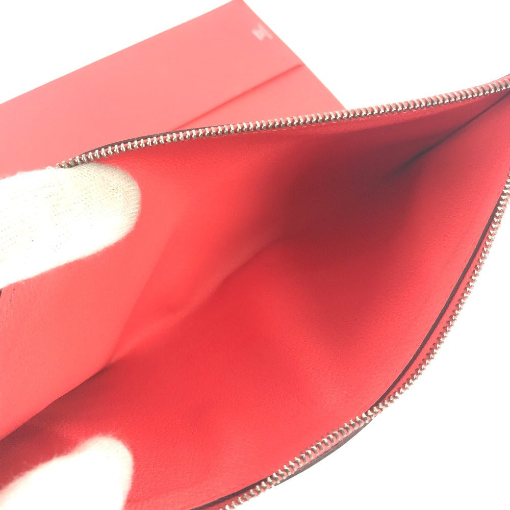 HERMES ステーショナリー ノートパッド 《EAジップ》 A5 メモカバー ケース 手帳カバー ブックカバー ノートカバー レザー ユニセックス ピンク系 - brandshop-reference