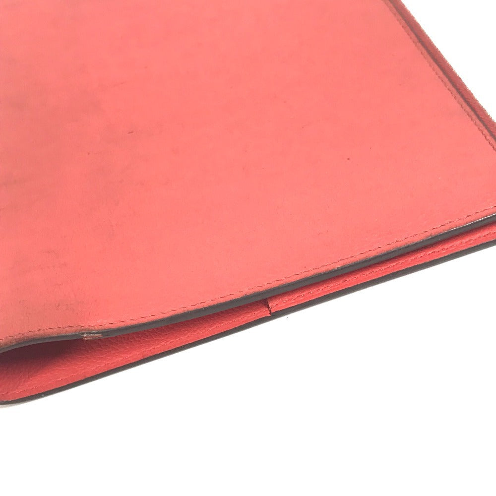 HERMES ステーショナリー ノートパッド 《EAジップ》 A5 メモカバー ケース 手帳カバー ブックカバー ノートカバー レザー ユニセックス ピンク系 - brandshop-reference