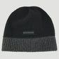 PRADA ロゴ ビーニー 帽子 ニット帽 ニットキャップ ニット帽 ウール/カシミヤ ユニセックス ブラック - brandshop-reference