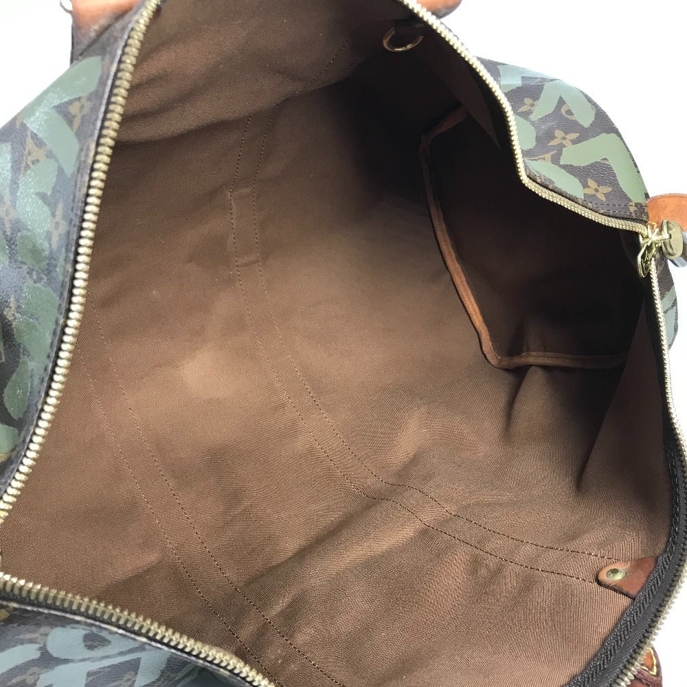 LOUIS VUITTON M92196 モノグラムグラフィティ キーポル50 旅行バッグ カバン トラベルバッグ ハンドバッグ ボストンバッグ モノグラムグラフィティキャンバス ユニセックス カーキ - brandshop-reference
