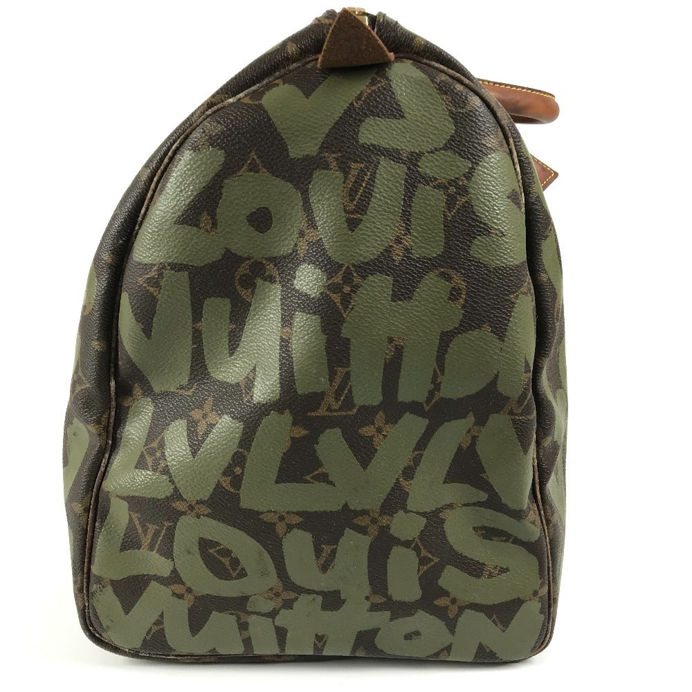 LOUIS VUITTON M92196 モノグラムグラフィティ キーポル50 旅行バッグ カバン トラベルバッグ ハンドバッグ ボストンバッグ モノグラムグラフィティキャンバス ユニセックス カーキ - brandshop-reference