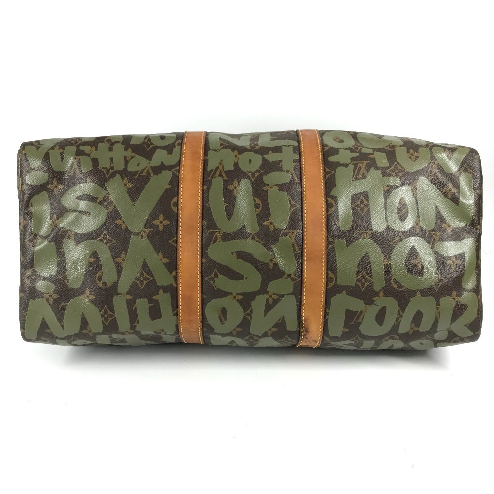 LOUIS VUITTON M92196 モノグラムグラフィティ キーポル50 旅行バッグ カバン トラベルバッグ ハンドバッグ ボストンバッグ モノグラムグラフィティキャンバス ユニセックス カーキ - brandshop-reference