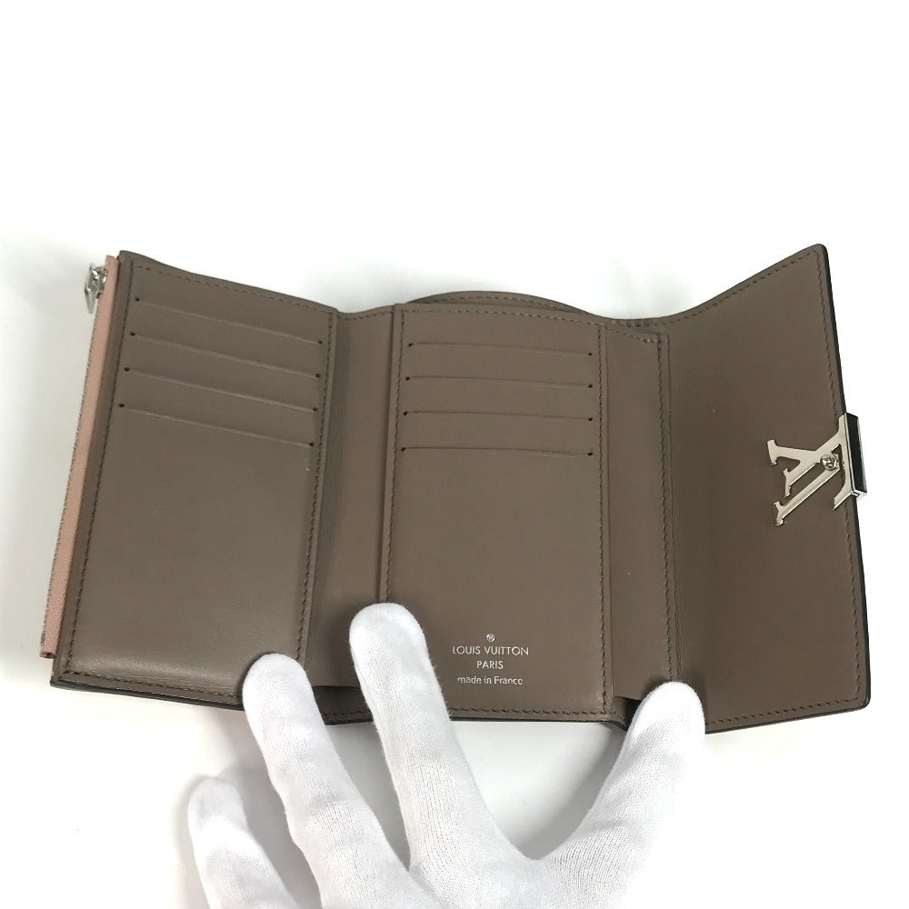 LOUIS VUITTON M62156 ポルトフォイユカプシーヌ  コンパクトウォレット LVロゴ 3つ折り財布 トリヨン レディース マグノリア ピンク - brandshop-reference