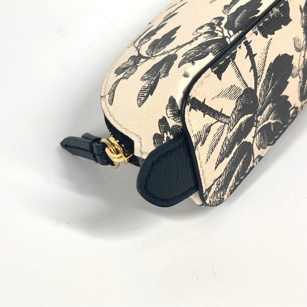 GUCCI 662130 ハーバリウム ロゴ 筆箱 ポーチ ステーショナリー ペンケース レザー レディース ブラック - brandshop-reference