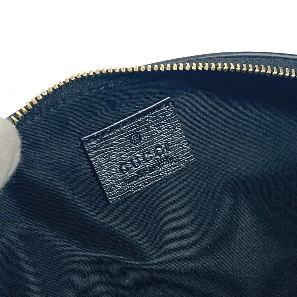 GUCCI 662130 ハーバリウム ロゴ 筆箱 ポーチ ステーショナリー ペンケース レザー レディース ブラック - brandshop-reference