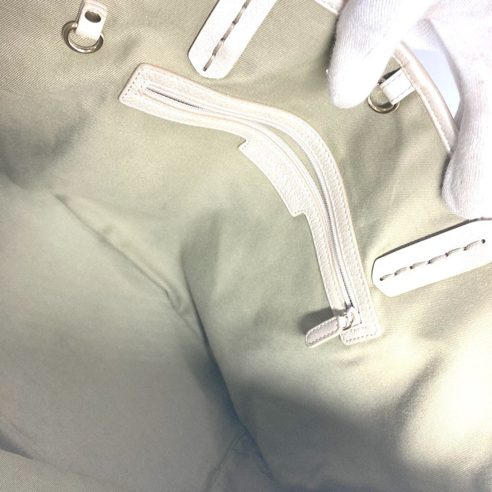 BVLGARI S.bulgari ロゴ ソティリオ ショルダーバッグ 肩掛け カバン トートバッグ レザー ユニセックス シルバー - brandshop-reference